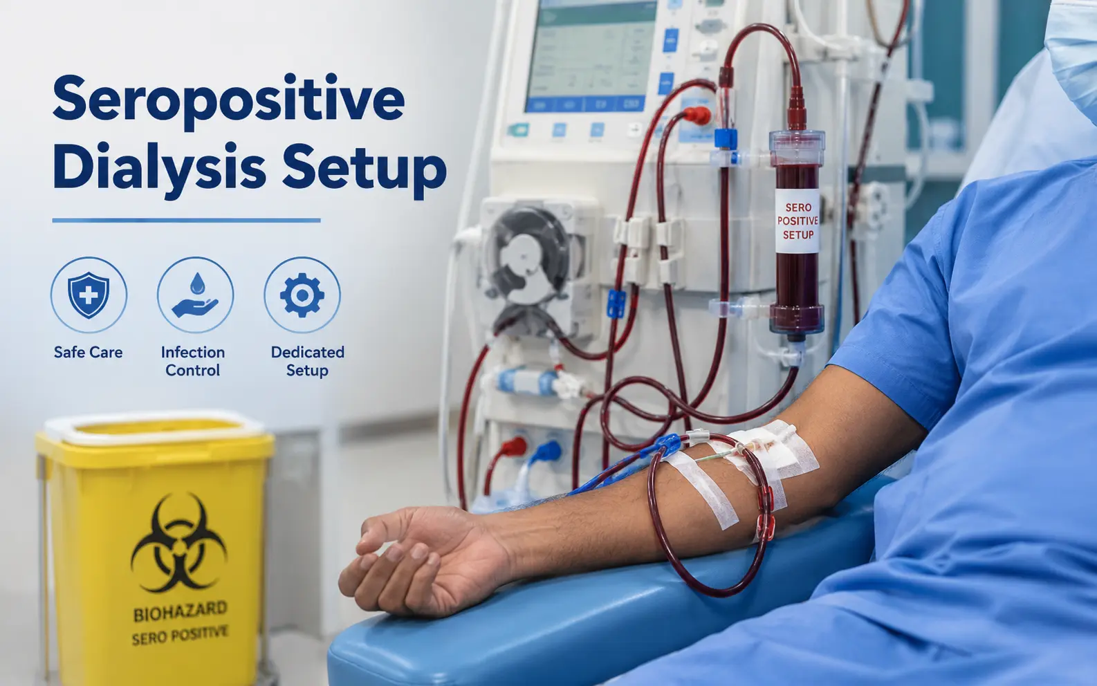 Seropositive Dialysis Setup